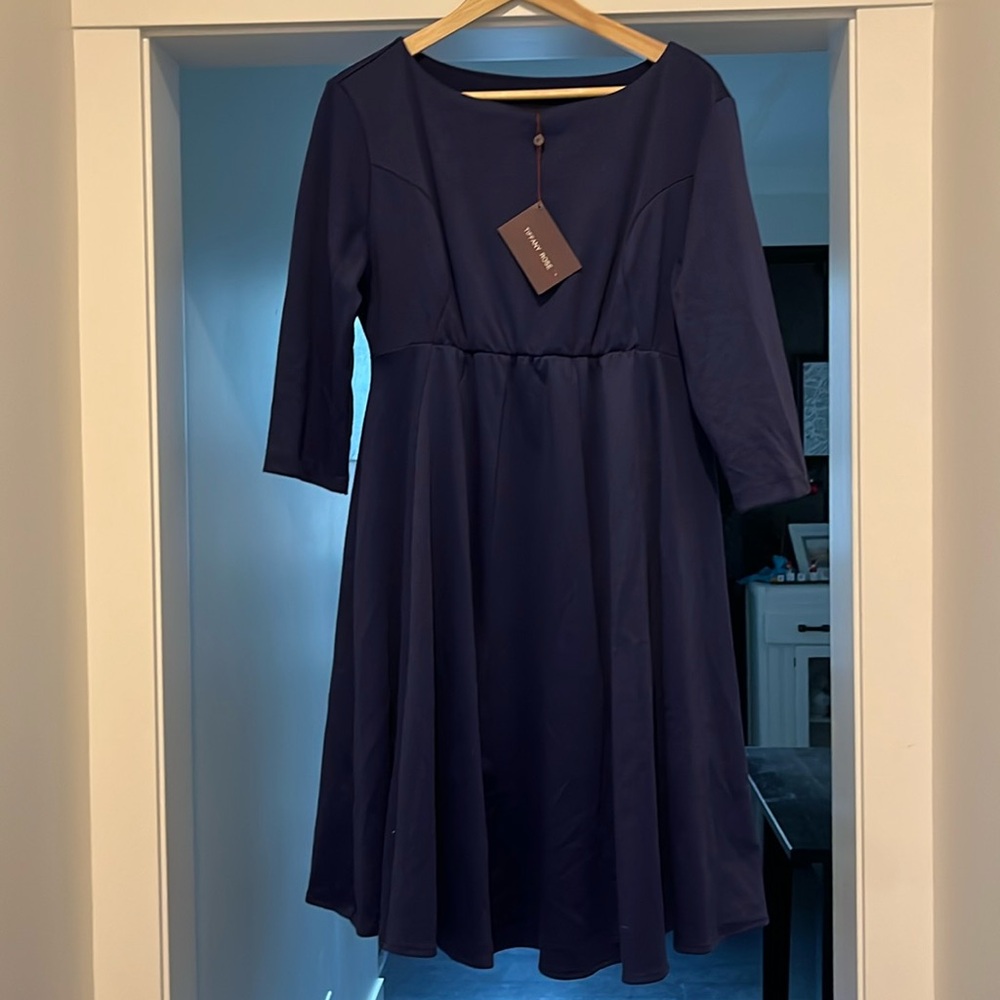 Tiffany Rose Maternity Dress Sienna Navy SALE